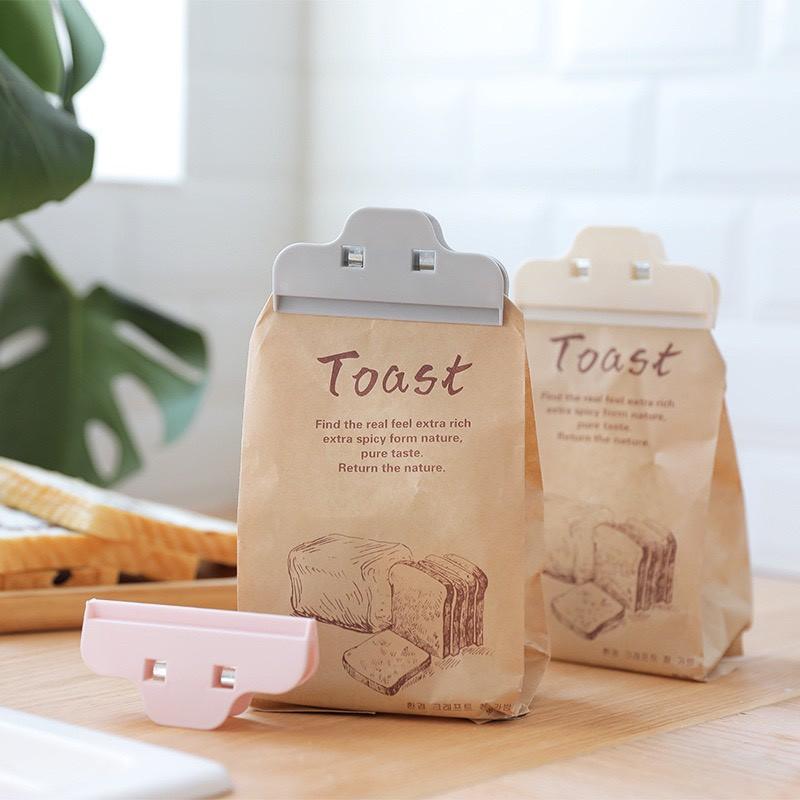 Kẹp Nhựa, Kẹp Miệng Túi Đồ Ăn, Túi Thực Phẩm, Túi Bánh Kẹo, Túi Hạt Đã Mở, Nhiều Màu Lựa Chọn, Tiện Dụng Cho Gia Đình. TakyHome 5210