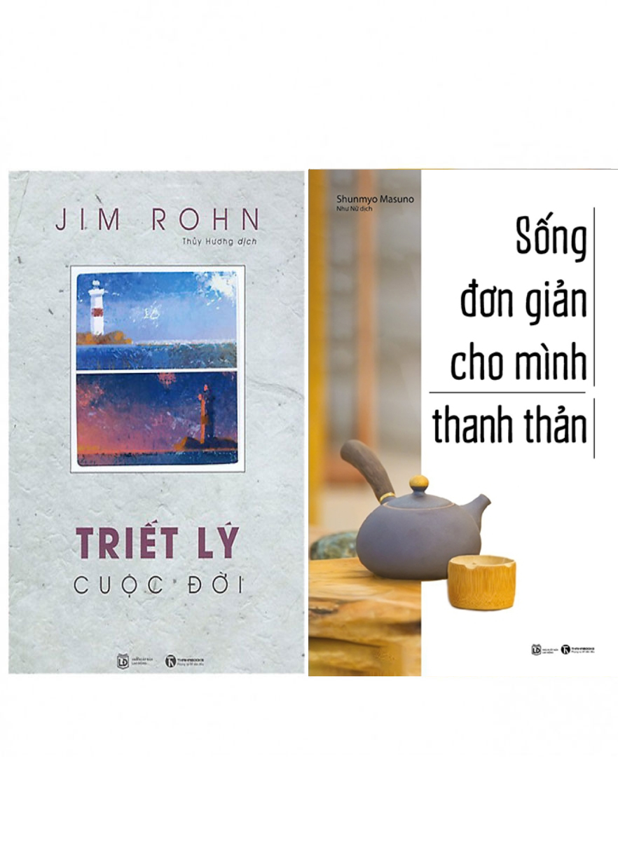 COMBO SỐNG ĐƠN GIẢN CHO MÌNH THANH THẢN + TRIẾT LÝ CUỘC ĐỜI (BỘ 2 CUỐN)