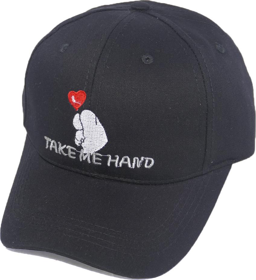 Nón kết nam nữ thêu bàn tay thả tim Take Me Hand phong cách thời trang xu hướng mới, khóa gài cứng cáp