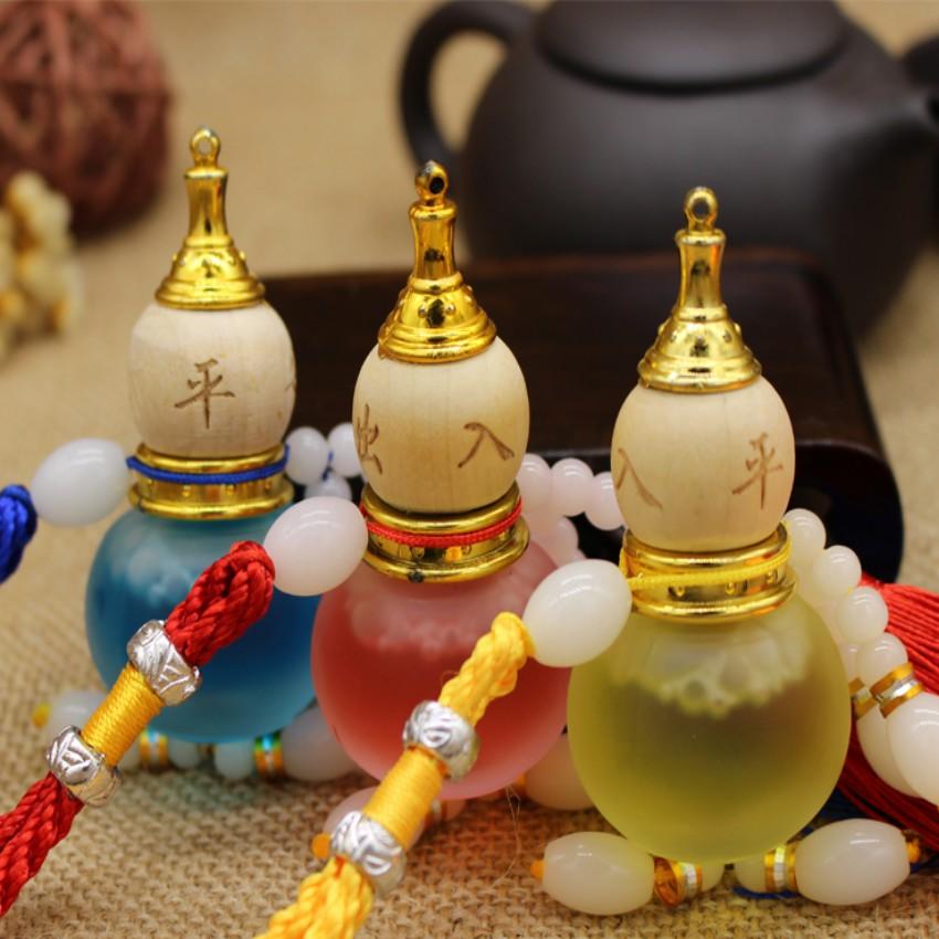 Bình Hồ Lô Phong Thủy Đựng Nước Thơm Treo ô tô 206244 3