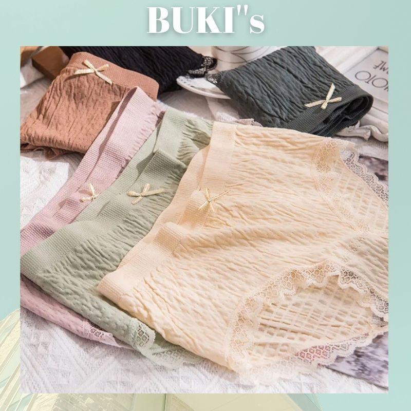 Quần Lót Nữ ️️ Quần Chip Nữ Cotton Gân Tăm Nhăn Kháng Khuẩn Cao Cấp Viền Ren Thông Hơi