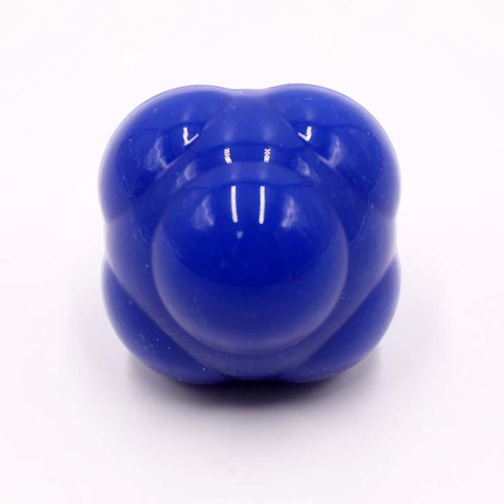 Training Balls Hexagon Reaction Ball Fitness Massage Ball Dark Blue