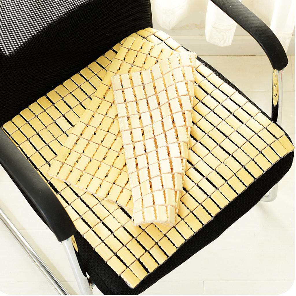 Summer Cool Mat Bamboo Mahjong Mat Chair Cushion Car Seat Mat