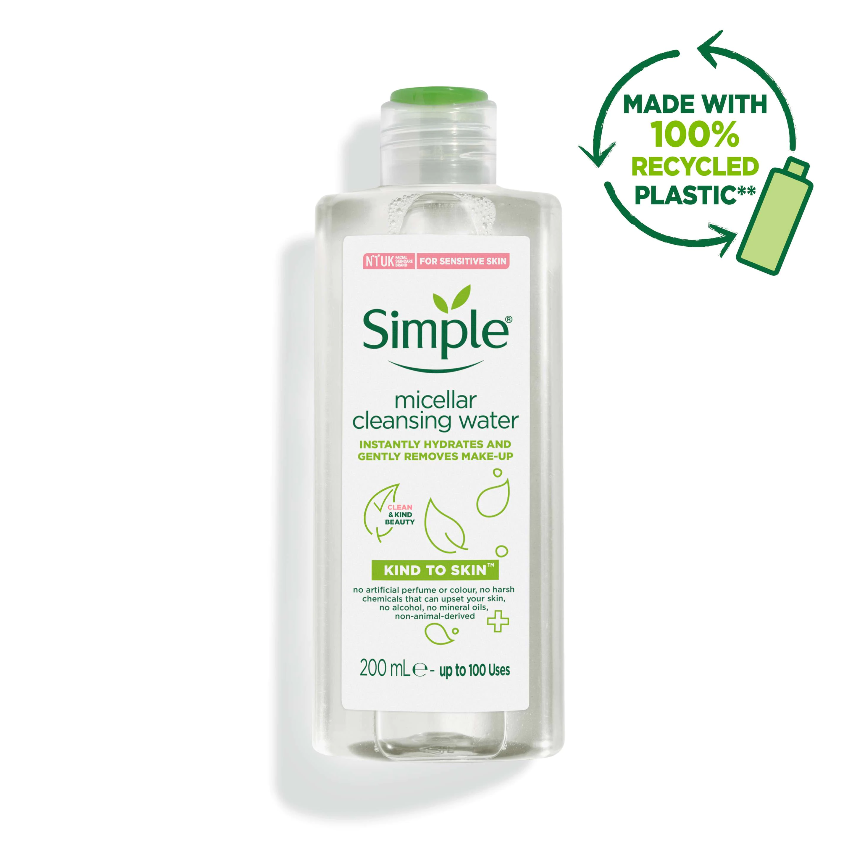 Hình ảnh Nước Tẩy Trang Simple Micellar Cleansing Water 200ml