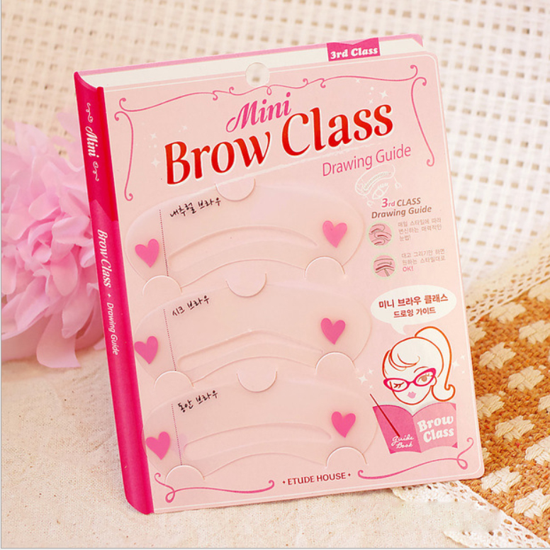 Khuôn kẻ lông mày Mini Brow Class bộ 3 kiểu