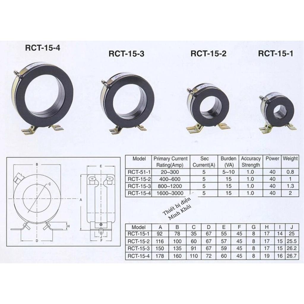 biến dòng tròn,cảm biến dòng RCT-35