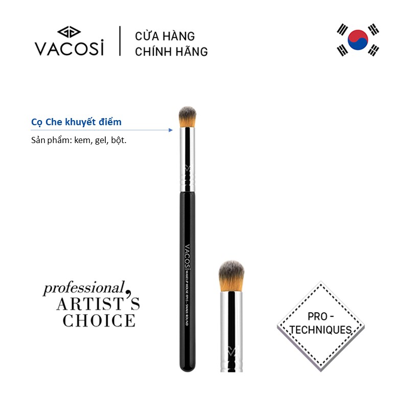 Cọ Che Khuyết Điềm Đầu Tròn PRO VACOSI - FP15 Round Concealer