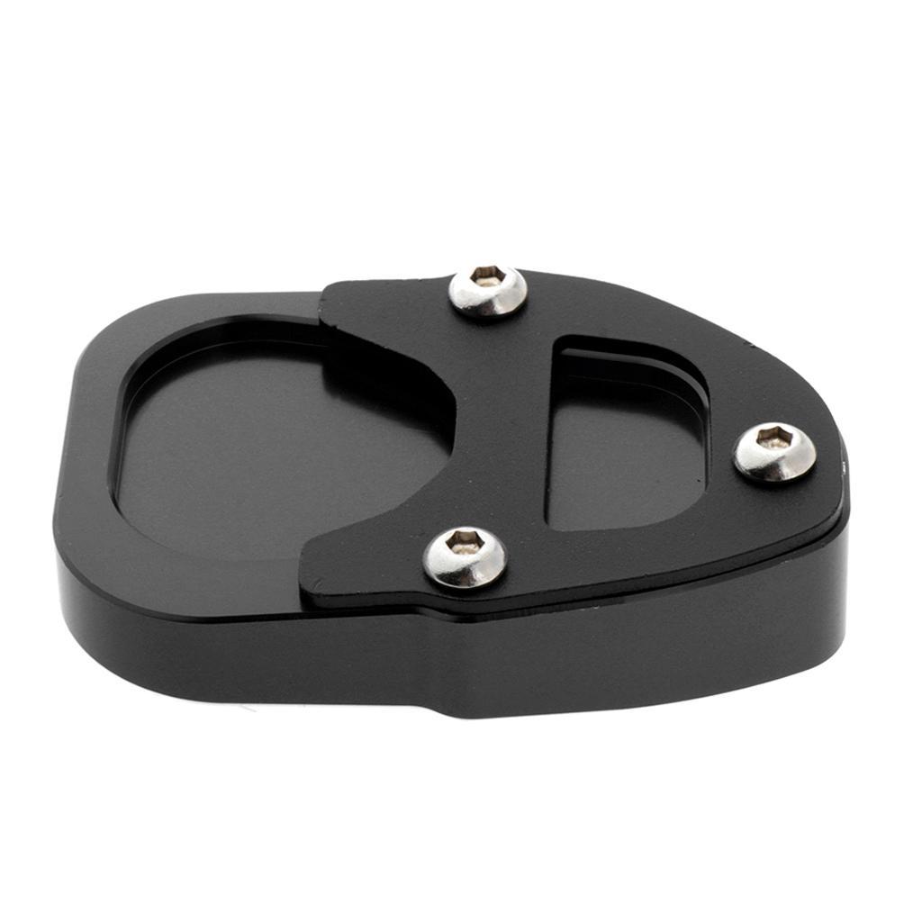 Motorcycle Kickstand Plate Side Stand  Pad for  Black