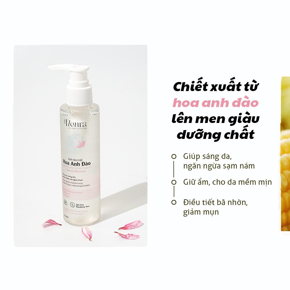 Gel Rửa Mặt Tạo Bọt Dịu Nhẹ Cho Da Dầu Mụn Nhạy Cảm, không chứa xà phòng, gúp sáng da, sản phẩm chính hãng the Fleura