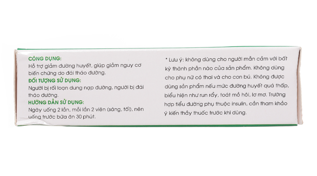 Viên Dây Thìa Canh Mekophar Giảm và ổn định ĐƯỜNG HUYẾT - Hộp 40 viên - MKPDAYTHIACANH