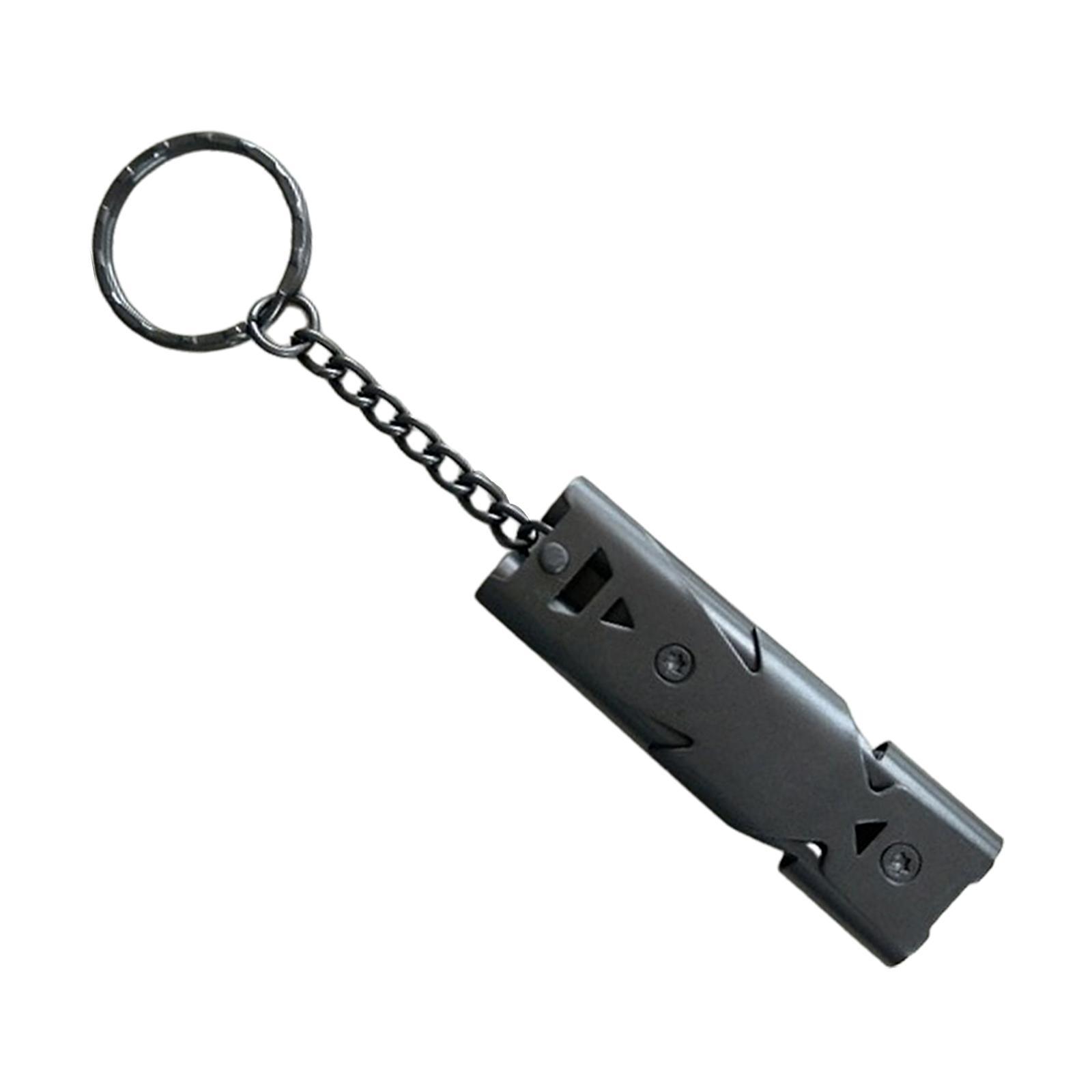 Outdoor Emergency Whistles, Survival Whistle with Keychain, for Camping Hiking Hunting Fishing or Any Outdoor Activities, Easy to Signal Loud Whistle