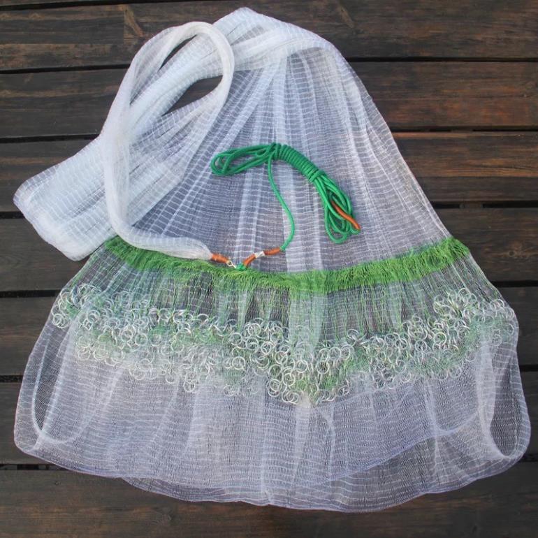 Siêu rẻ siêu rẻ Chài cước xích bắt cá cao cấp bung 6m-8m