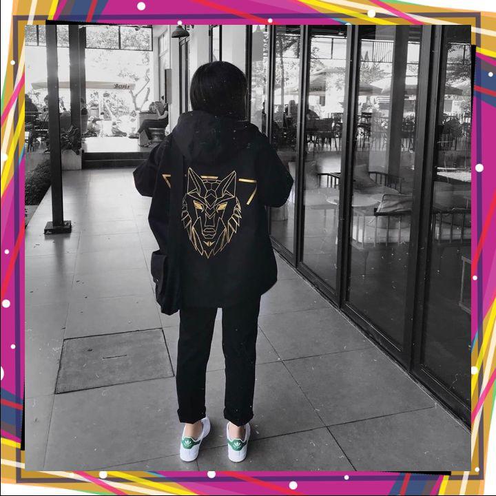 Áo khoác HADES form rộng , áo gió 2 lớp Unisex M689