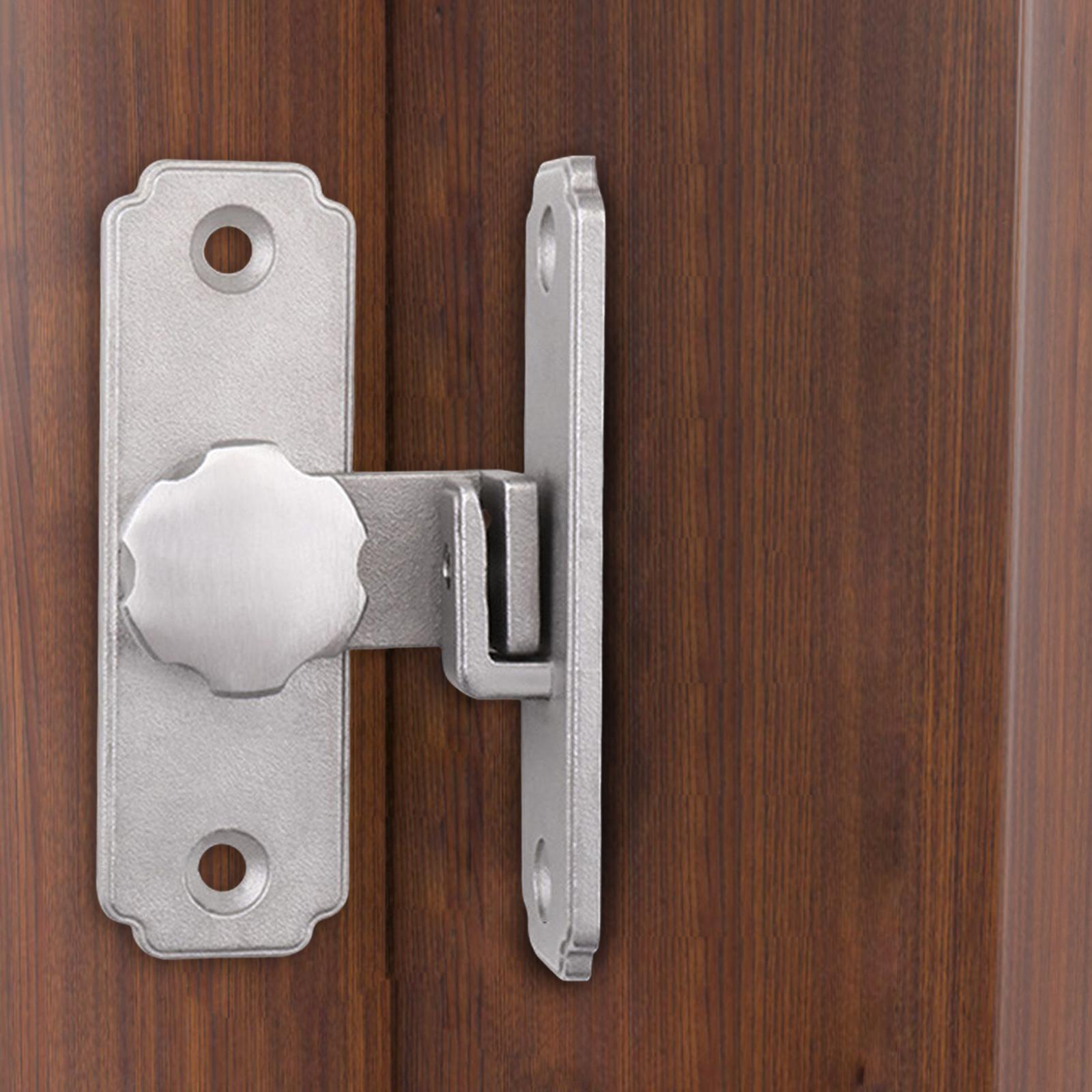 Barn Sliding Door Latch Lock Door with Mounting Screws for Garage