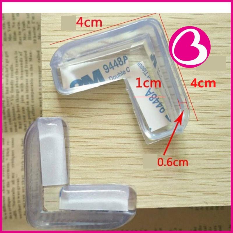 Bịt Góc Bàn Silicone Trong 3 Cạnh Bảo Vệ An Toàn Cho Bé