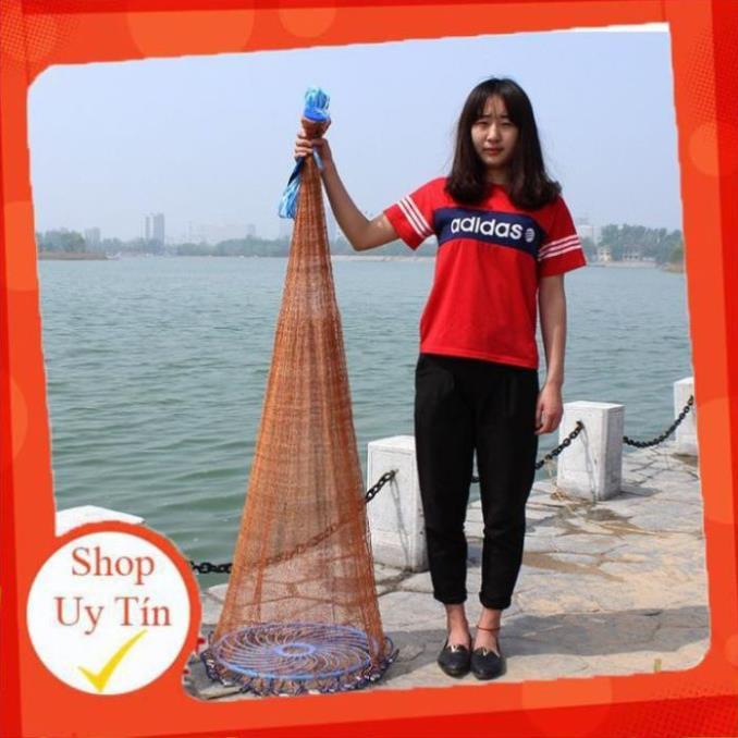 Siêu rẻ siêu rẻ Chài Dù Đánh Cá Chài Rút Đĩa Bay UFO Sợi Dù Thái Lan Cao Cấp Đủ Size