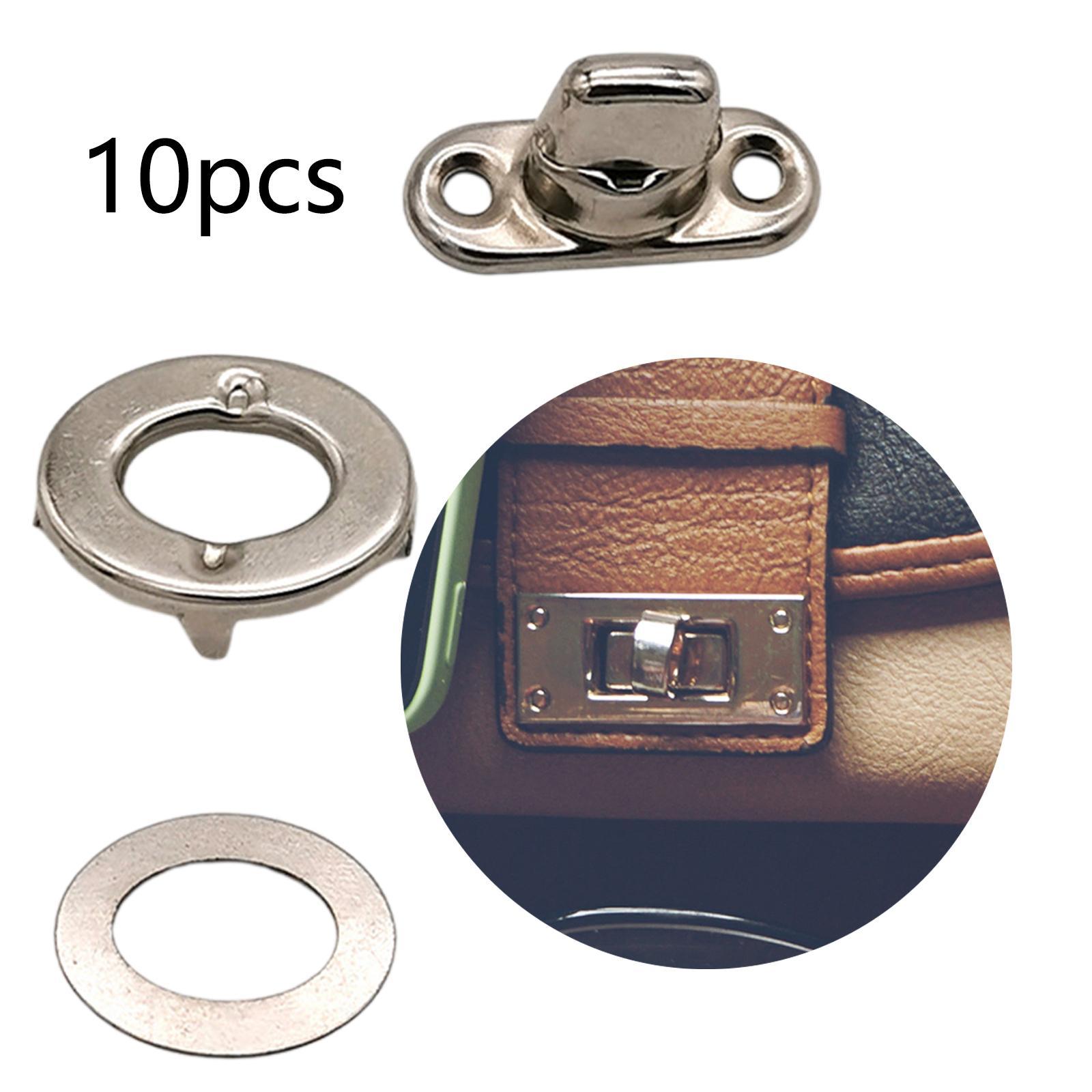 10 Pieces Rotary Button Bag Twist Lock Accessories Buckles for Jewelry Boxes