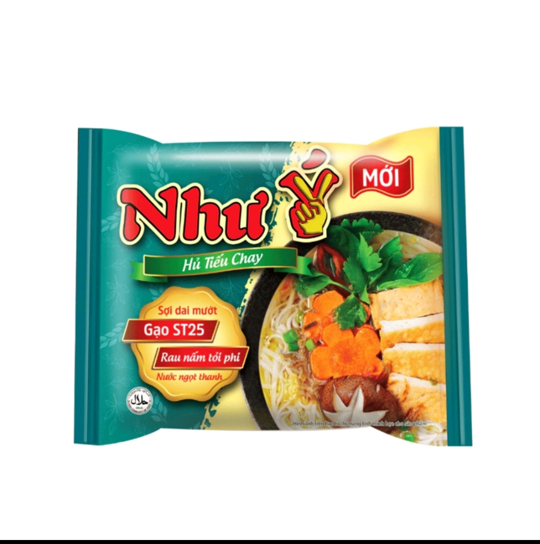 Thùng 30 Gói Hủ Tiếu Chay Như Ý 60g/gói