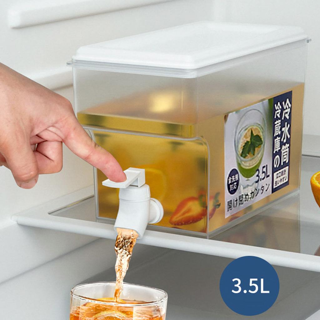 2X Refrigerator Lemonade Jug Summer Water Jug for Fruit Tea Pitcher Spill-Proof