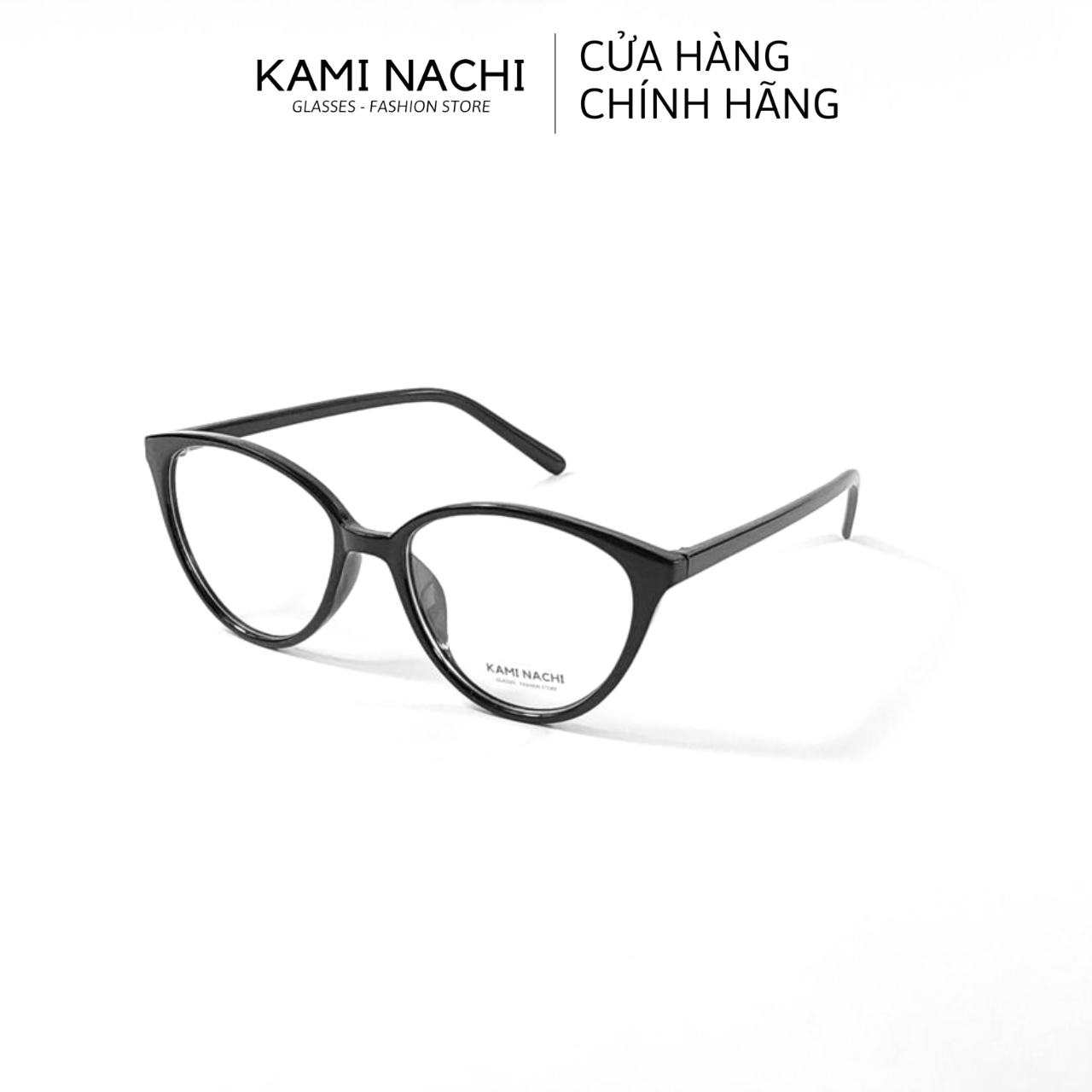 Gọng kính nhựa dáng mắt mèo KAMI NACHI phong cách tự do 2360