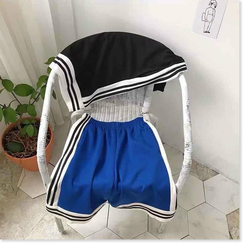 QUẦN SHORT NỮ KẺ SỌC CÁ TÍNH CHẤT THUN CO GIẢN 4 CHIỀU THOÁNG MÁT TRANG NEMO 36 FASHION