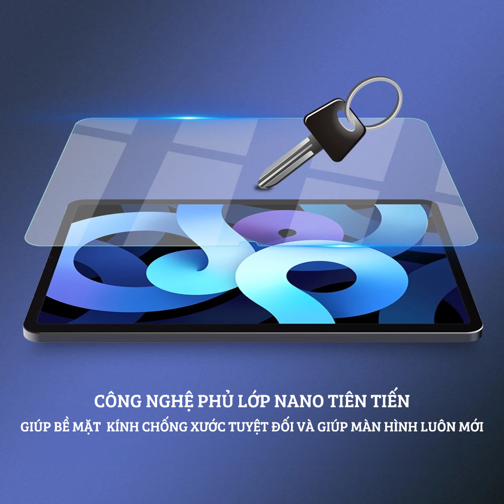 Kính cường lực AGC 9H cho iPad Pro 11 inch M4 / Pro 13 inch M4 2024 hiệu Nillkin Amazing H+ Pro (mỏng 0.2 mm, vát cạnh 2.5D, chống trầy, chống va đập) - Hàng nhập khẩu