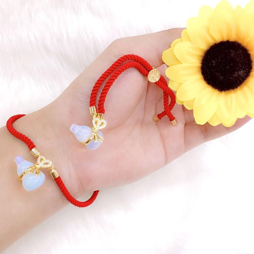 Vòng Tay Phong Thủy Hồ Lô Đá Thiên Nhiên