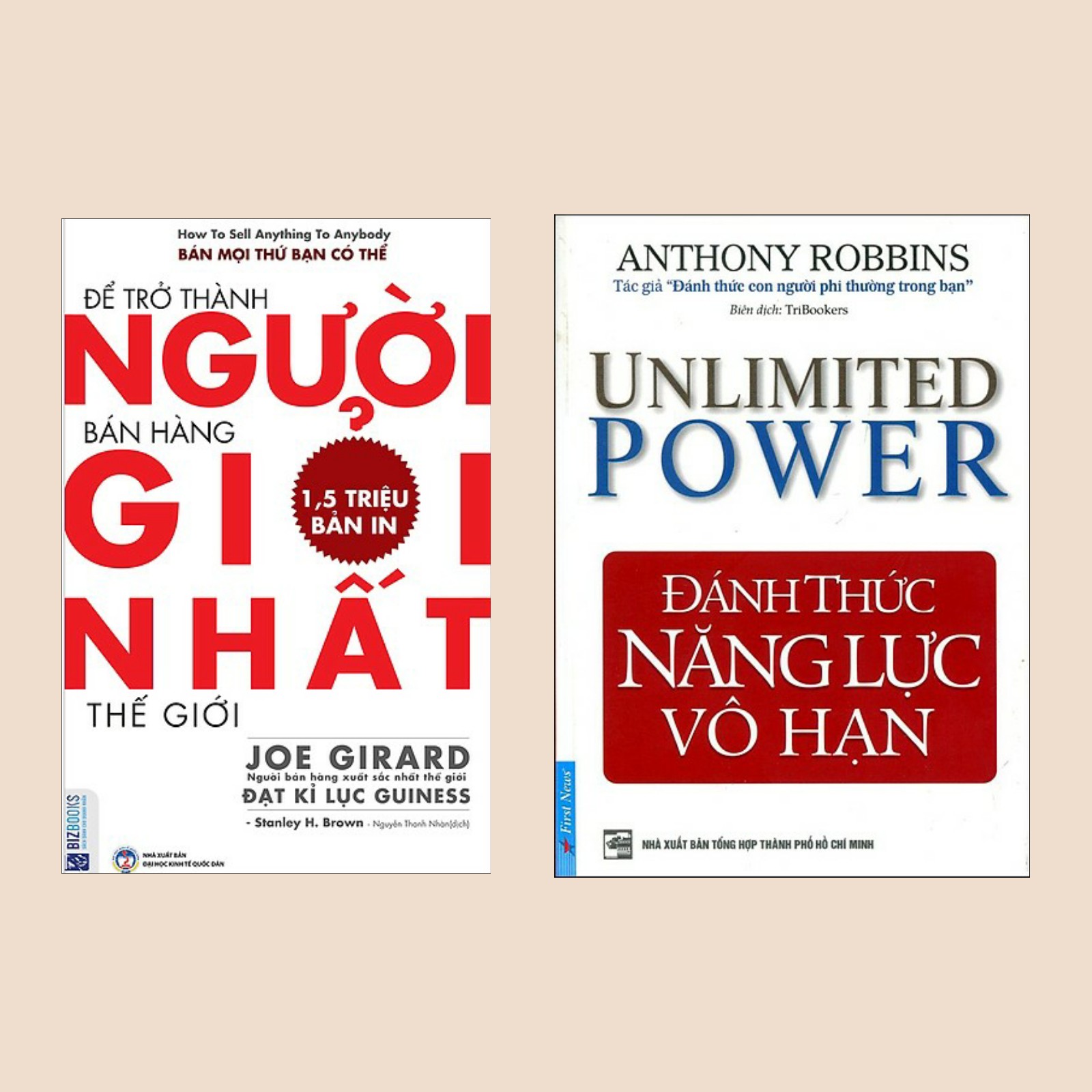 Combo Tuyệt Chiêu, Kỹ Năng Marketing Hiệu Qủa: Để Trở Thành Người Bán Hàng Giỏi Nhất Thế Giới + Đánh Thức Năng Lực Vô Hạn (Bộ 2 Cuốn Sách Kinh Tế Hay)