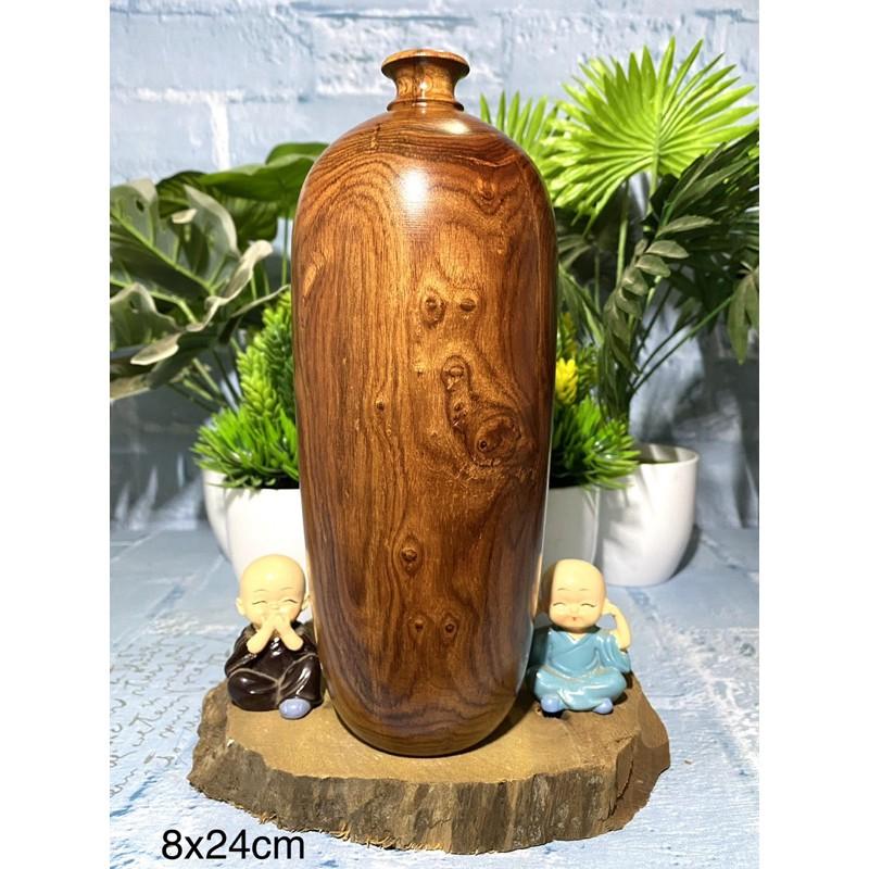 Bình phú quý gỗ Cẩm mini - Nu cực đẹp
