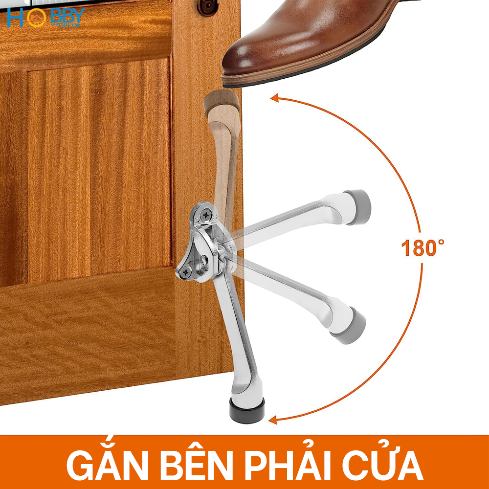 Đồ chặn cửa đầu cau su chống trượt gắn cửa Hobby Home Decor CMG2 loại giữ chặt cửa