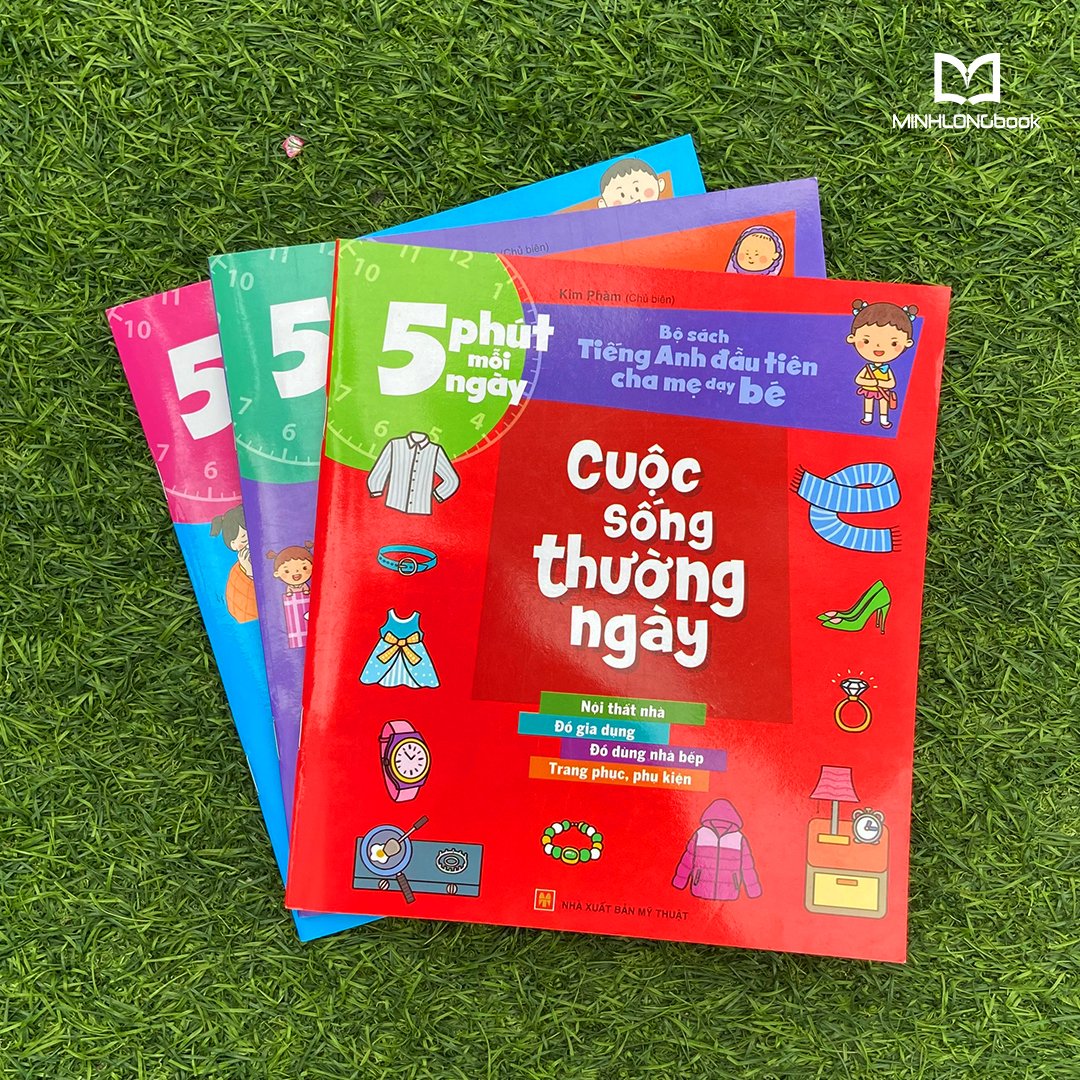 Bộ Sách Tiếng Anh Đầu Tiên Của Bé - 5 Phút Mỗi Ngày