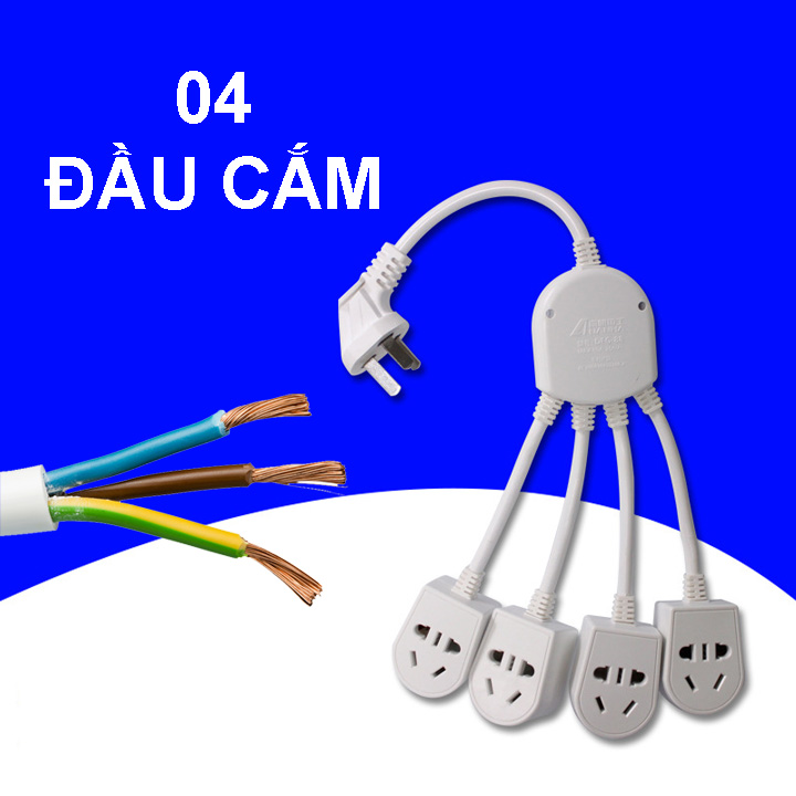 Dây ổ cắm 4 đầu