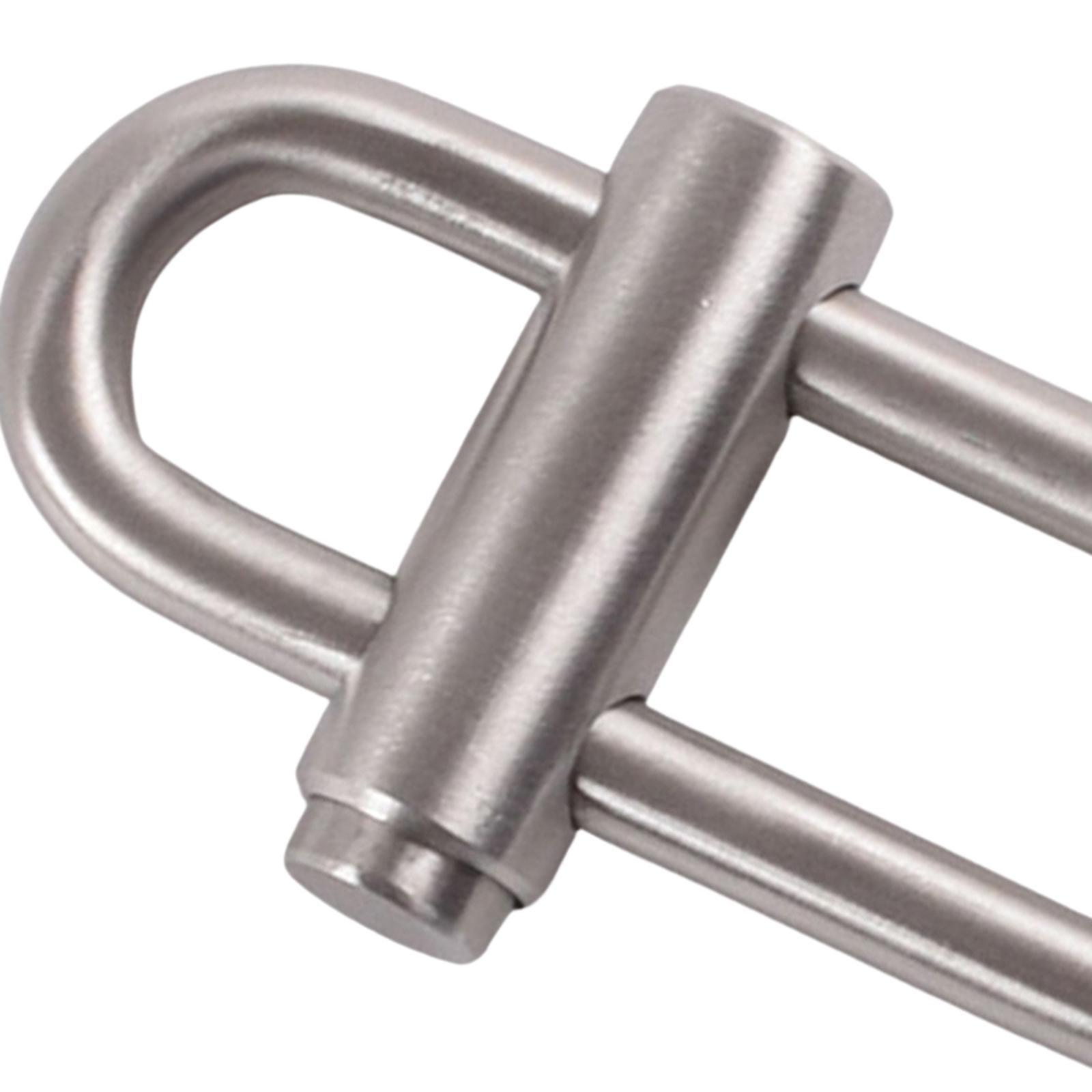 Stainless Steel Carabiner Keychain Fittings Multipurpose Creative Clip Buckle Gift Tool for Key Car Key Outdoor Climbing Camping