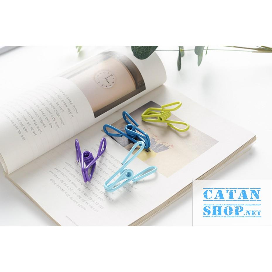 Kẹp Quần Áo, Tất, Sách Vở Nhiều Màu Đa Dạng Thép Không Gỉ Chất Lượng Cao, Siêu Chắc Chắn GD369-KepColor