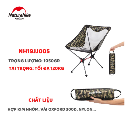 Ghế du lịch gấp gọn NatureHike NH19JJ005