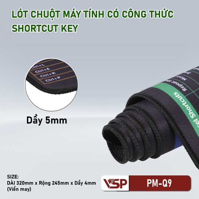 Lót chuột Pad Q9 Đa Nhiệm-hàng chính hãng