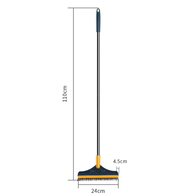 [COMBO 3 DỌN DẸP ĐÓN TẾT] 1 bàn chải vệ sinh khe hẹp + 1 chà sàn nhà tắm + 1 chổi quét trần nhà - Chính hãng dododios