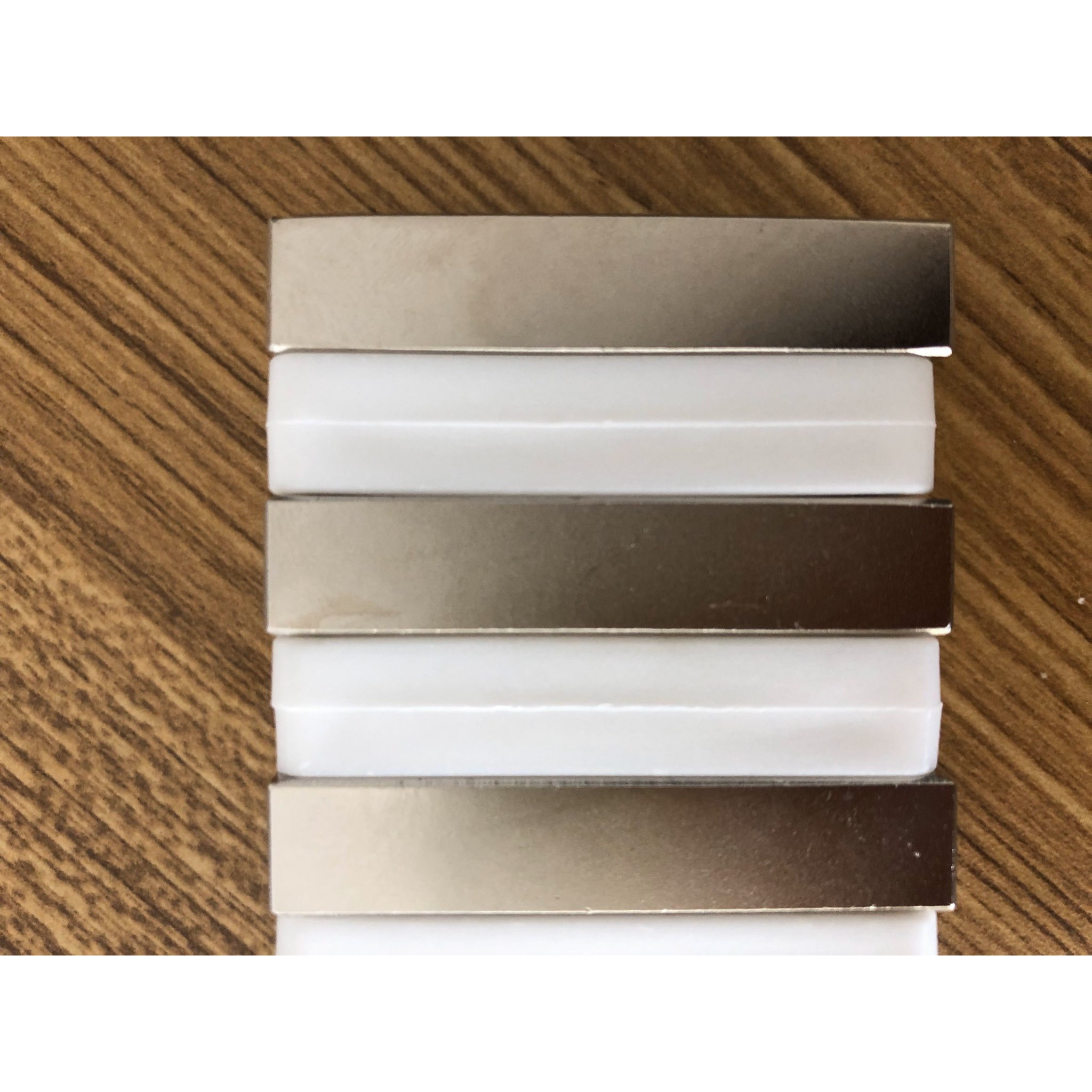 1 Viên Nam Châm Đất Hiếm Hình Khối 50x25x10mm Mạ Niken Lực Từ N42 Cực Mạnh