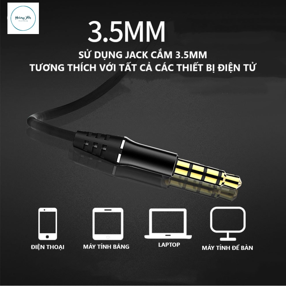 Tai Nghe HiFi S2000 Âm Thanh Siêu Bass Dòng Tai Phone Chơi Game, Nghe Nhạc Cực Đã