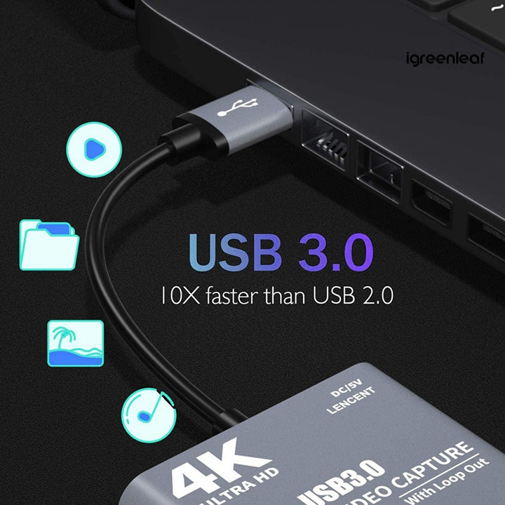 Video capture card 4K 1080P HDMI USB 3.0 HD 1080p60