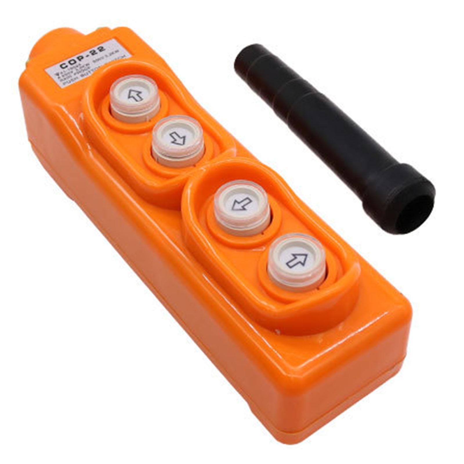 Crane Push Button Switch Rainproof, Durable Premium , Equipped with Rubber Cable Sheath