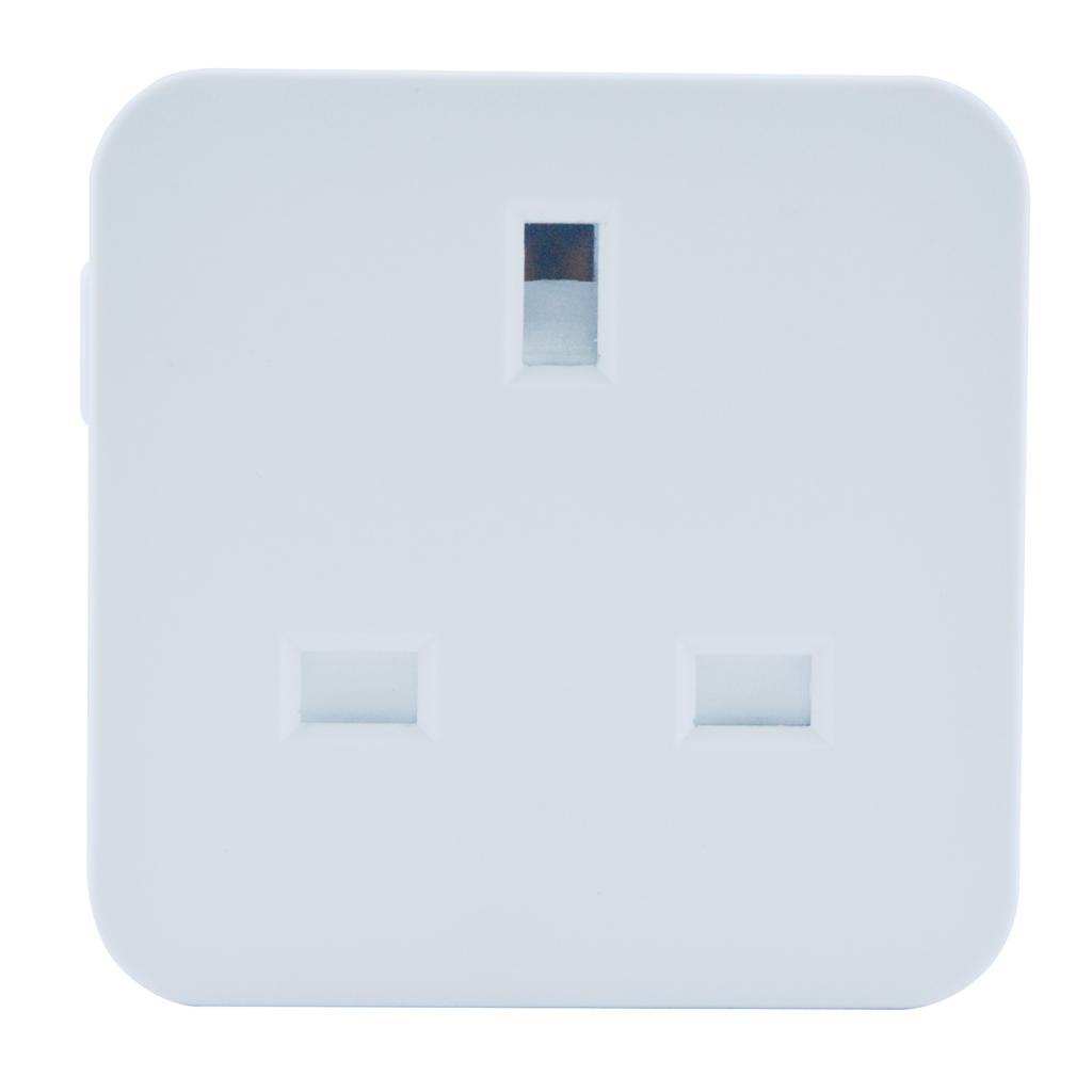 White - Smart WiFi Remote Control Timer Switch Power Socket Outlet UK Plug