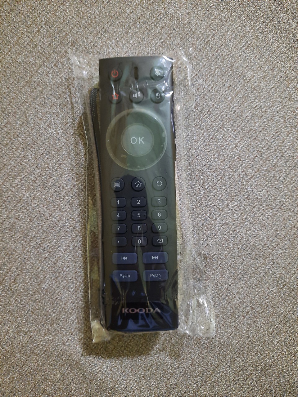 Remote Điều khiển tivi Kooda giọng nói kiêm chuột bay- Hàng mới theo TV mới 100% Tặng kèm Pin