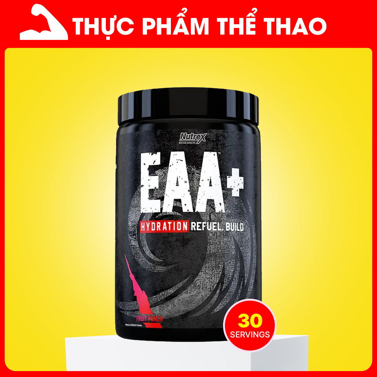 Nutrex EAA+ Hydration 30 Serving - Bổ Sung EAA, BCAA, Chất Điện Giải - Phục Hồi & Tăng Cơ, Sức Mạnh, Sức Bền