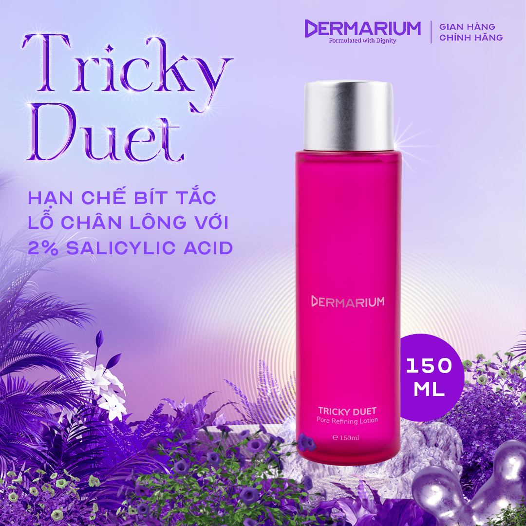 Toner Làm Sạch Dermarium Tricky Duet 2% Salicylic Acid 150ml