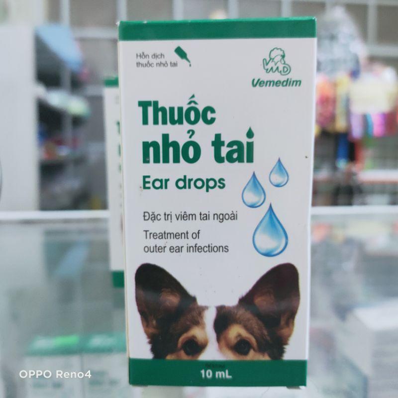 Thuốc  nhỏ tai Vemedim cho chó mèo