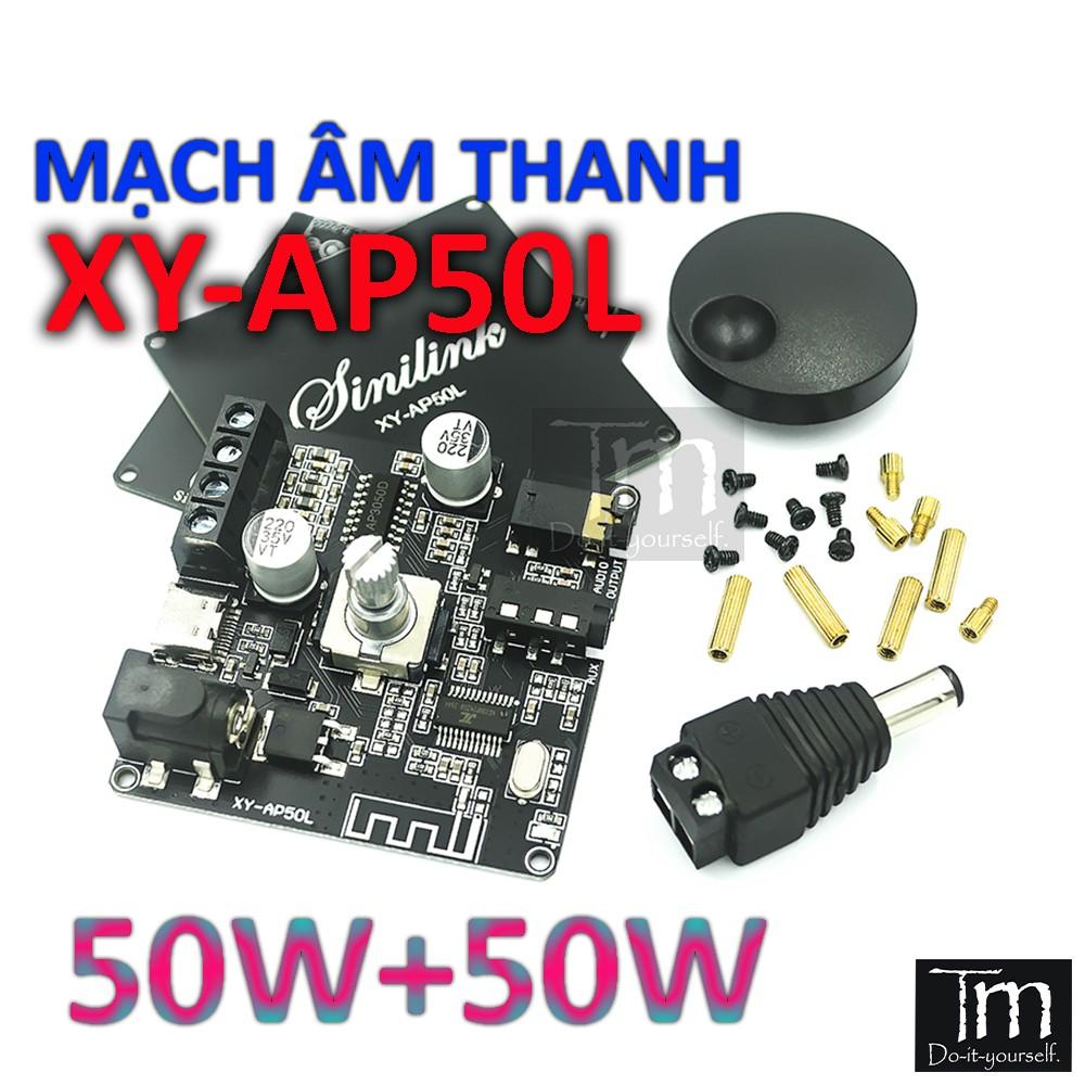 Mạch Khuếch Đại Âm Thanh Bluetooth 5.0 XY-AP50l 2*50W 12/24V