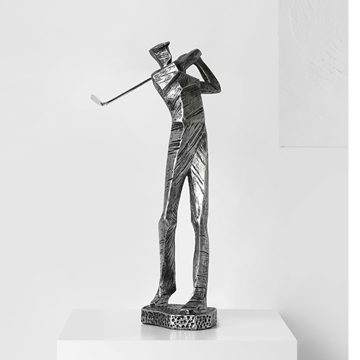 Tượng người chơi golf decor trang trí phòng khách