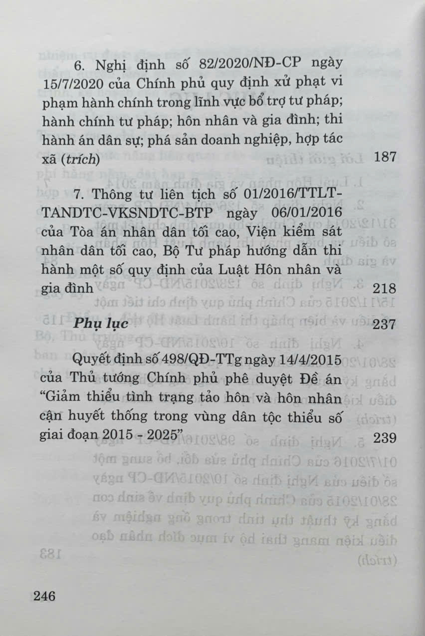 Luật Hôn nhân và Gia đình và các văn bản hướng dẫn thi hành (Tái bản lần thứ ba, có sửa đổi, bổ sung)