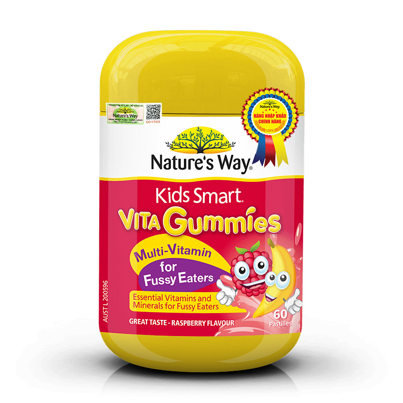 Vita gummies multi vitamin for fussy eaters kích thích ăn ngon, hỗ trợ tiêu hóa cho trẻ